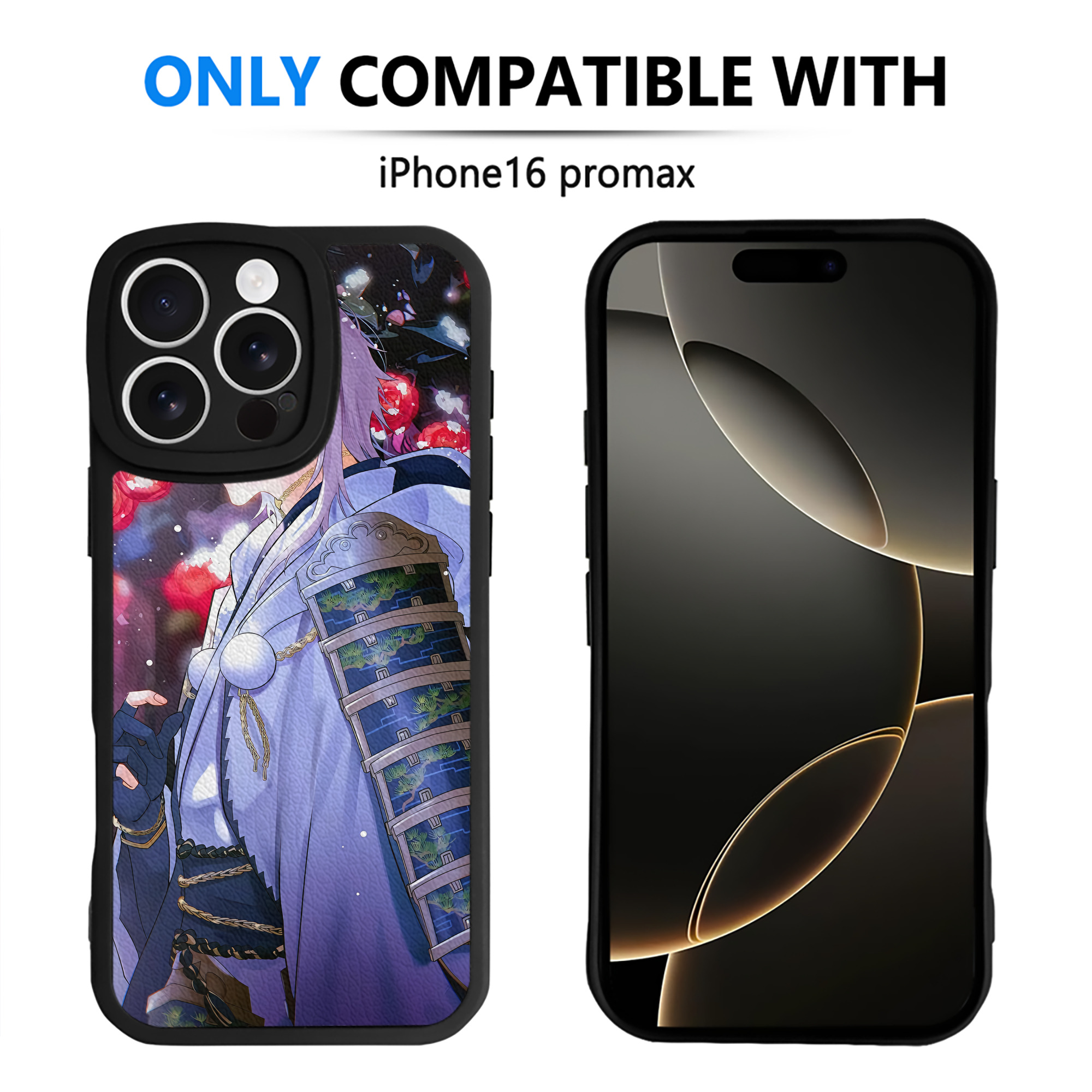（画像用） 刀剣乱舞 Touken Ranbu 【iPhone 16シリーズ対応】シリコンスマホケース（レザー調） 材質：シリコン